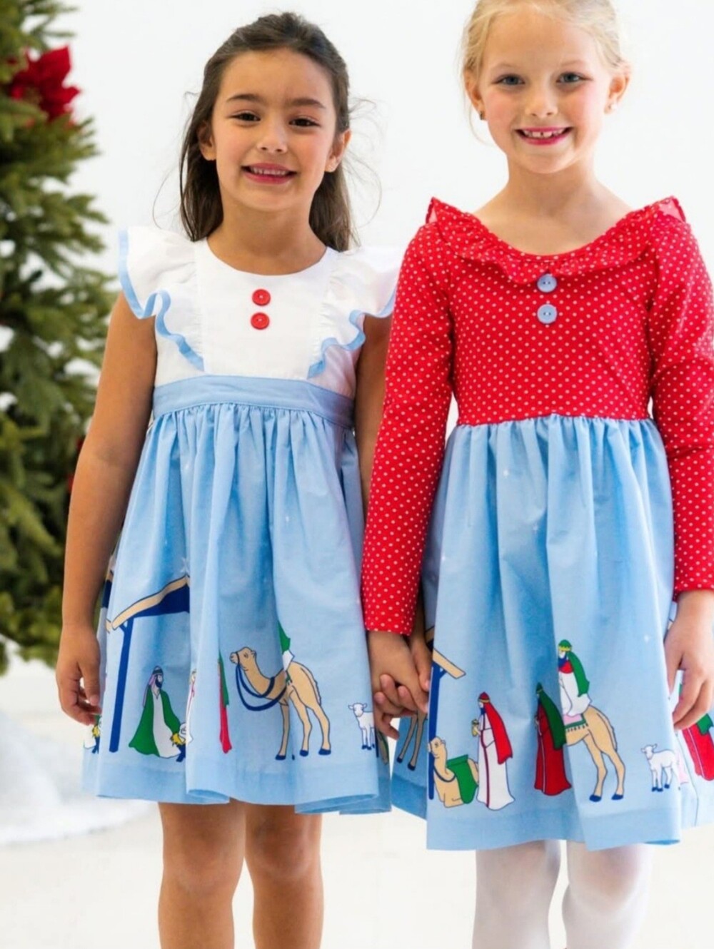 Eleanor Rose Viola Christmas Nativity "Silent Night" dress